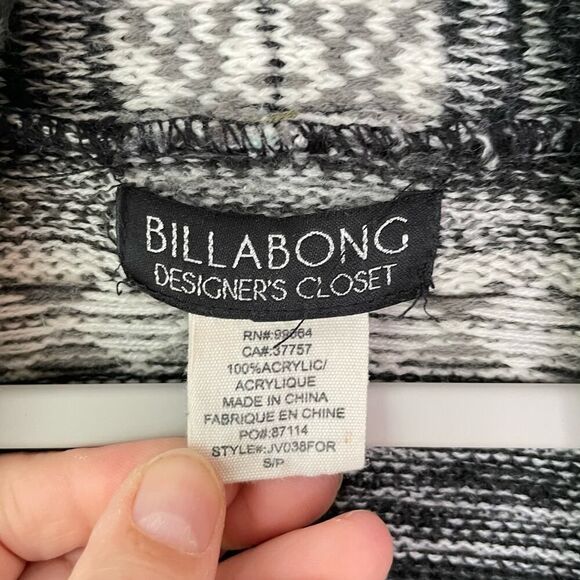 Women's Billabong Designers Closet Striped Shrug Sweater sz. S #AJ - Picture 3 of 8